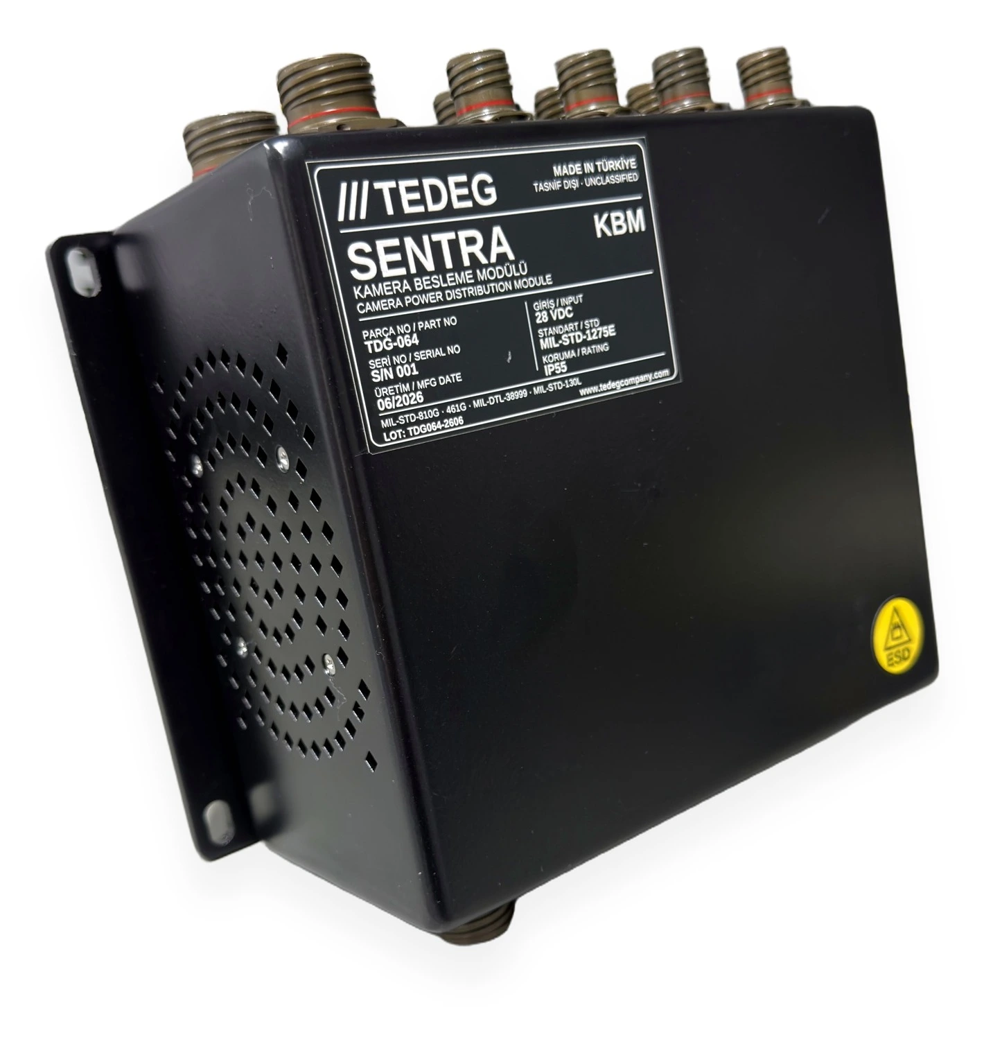 SENTRA KBM Military Camera Power Distribution Module