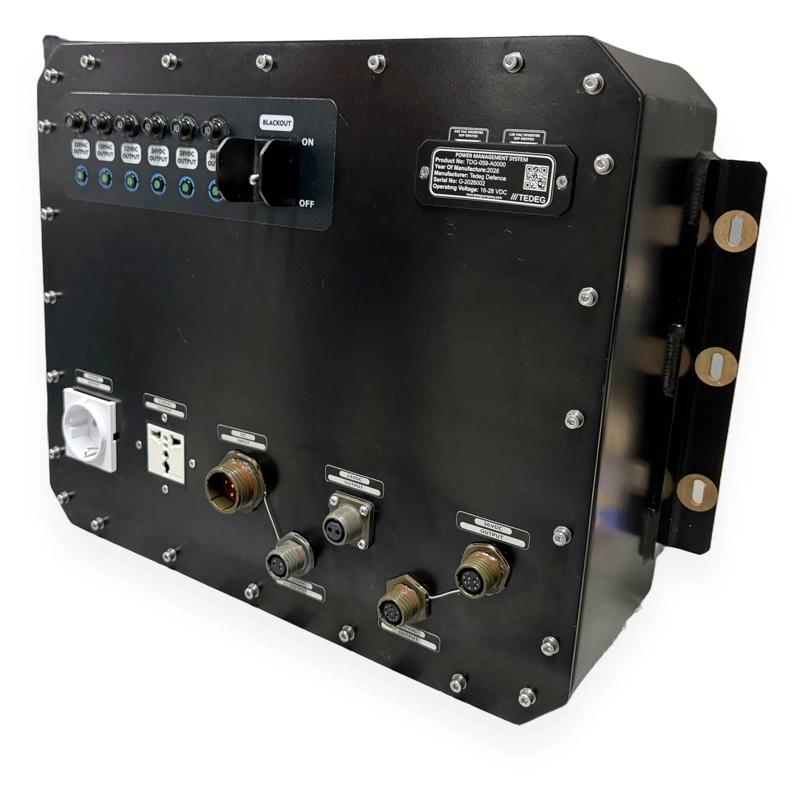 PowerGuard TPS-24DCAC Military Power Conversion Unit (4× DC + 2× AC)